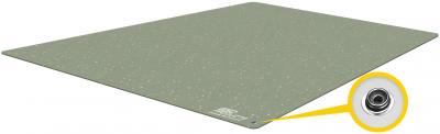 Electrostatic Dissipative Chair Floor Mat Signa ED Chromium Oxide Green 1.22 x 1.5 m x 3 mm Antistatic ESD Rubber Floor Covering